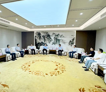广东能源集团党委书记、董事长张帆一行莅临抖圈官网考察交流